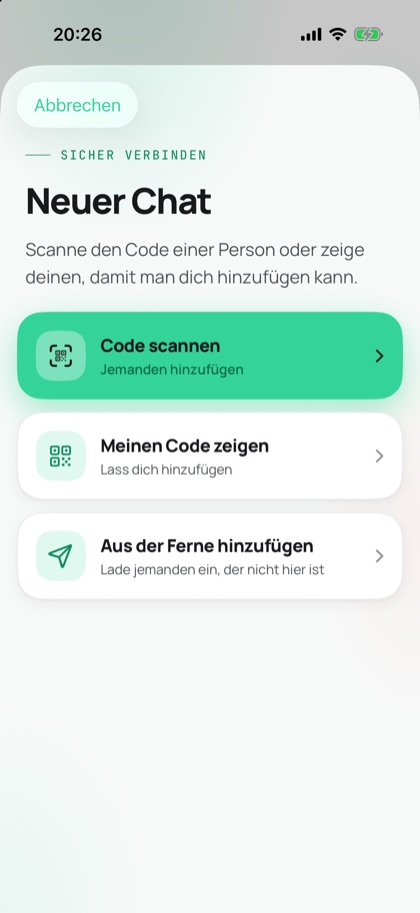 Kontakt hinzufügen