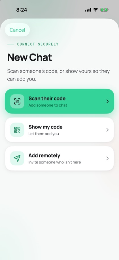 Adding a contact